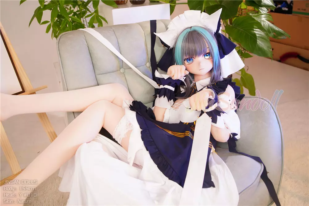 WM S-TPE 159cm (5ft2) Anime TPE Sex Doll with PVC Head #Y010